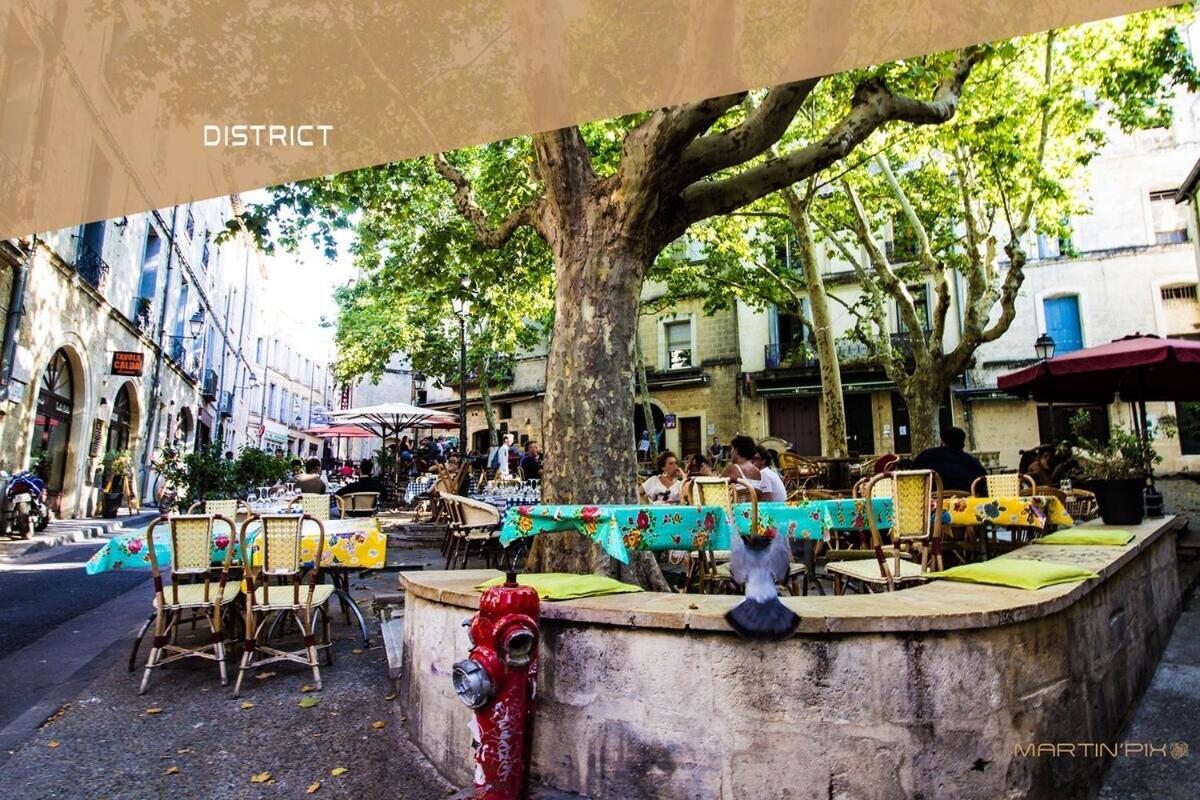 L'Amoureux - Terrasse Et Climatisation Coeur De Ville Монпелье Экстерьер фото