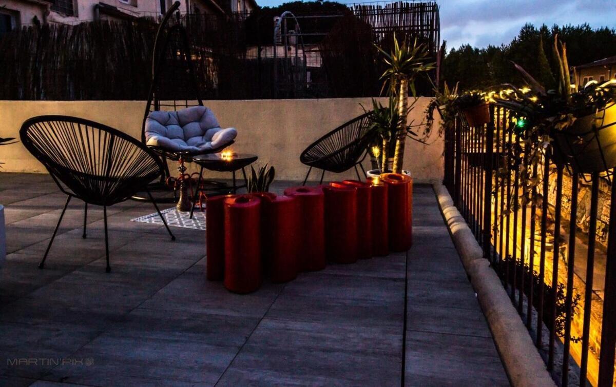L'Amoureux - Terrasse Et Climatisation Coeur De Ville Монпелье Экстерьер фото