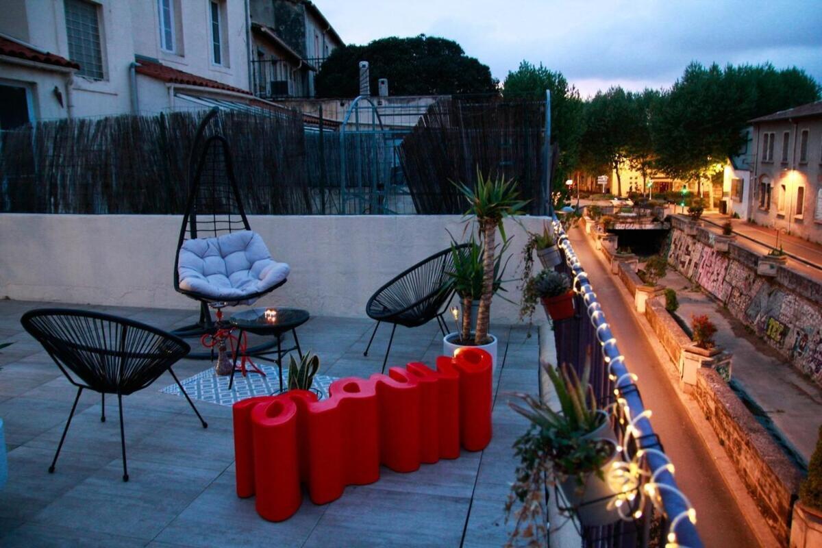 L'Amoureux - Terrasse Et Climatisation Coeur De Ville Монпелье Экстерьер фото