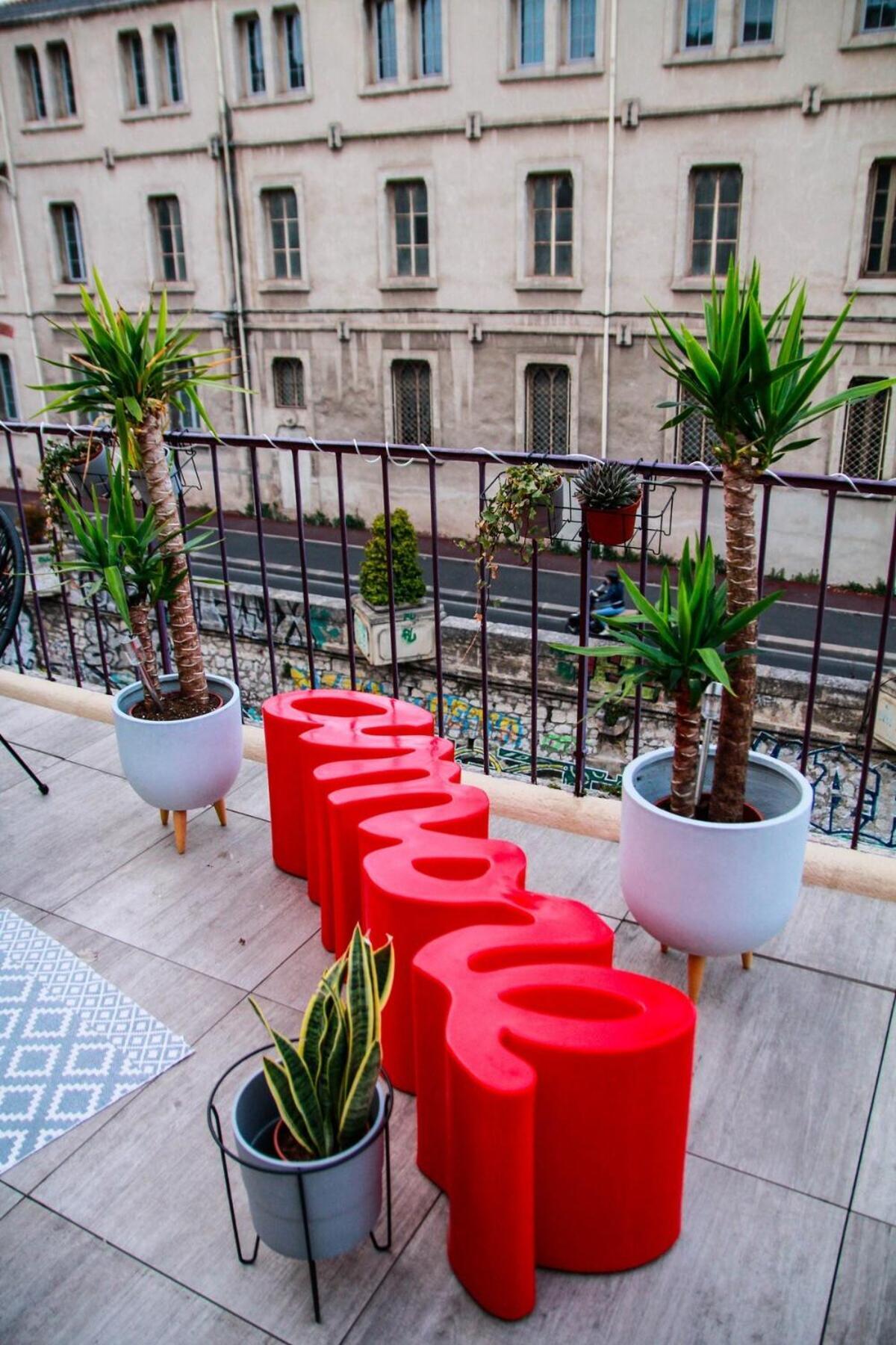 L'Amoureux - Terrasse Et Climatisation Coeur De Ville Монпелье Экстерьер фото